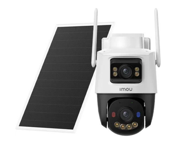 IP-відеокамера поворотна автономна Imou AOV PT Dual Kit 5+5MP (IPC-SA70F-10M0T2-EU/FSP008) 5Мп+5Мп 4G Wi-Fi мікрофон+динамік (3.6 мм)
