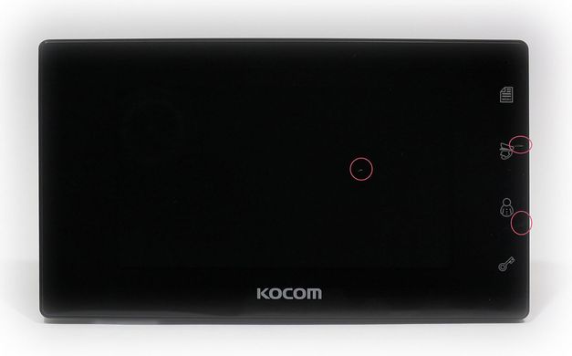 Видеодомофон Kocom KCV-504 Black (уценка)